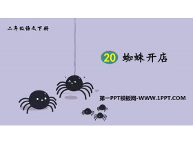 《蜘蛛开店》PPT免费下载-第一PPT
