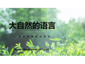 《大自然的语言》PPT优质课件下载-第一PPT