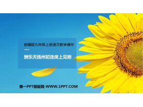 《酬乐天扬州初逢席上见赠》PPT精品课件-第一PPT