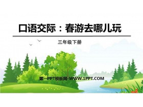 《口语交际：春游去哪儿玩》PPT教学课件-第一PPT
