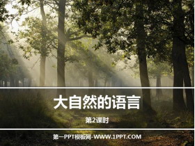 《大自然的语言》PPT教学课件(第2课时)-第一PPT
