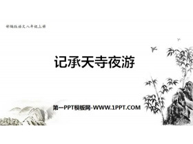 《记承天寺夜游》短文两篇PPT-第一PPT