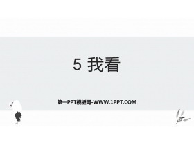 《我看》PPT优秀课件下载-第一PPT