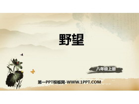 《野望》唐诗五首PPT课件-第一PPT