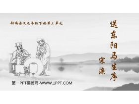 《送东阳马生序》PPT精品课件-第一PPT