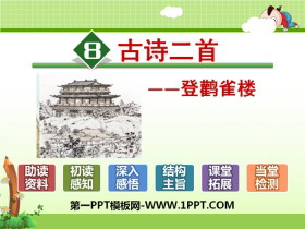 《登鹳雀楼》PPT-第一PPT