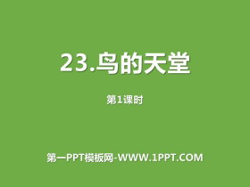 《鸟的天堂》第一课时PPT-第一PPT