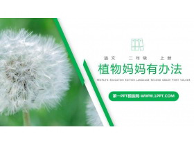 《植物妈妈有办法》PPT精品课件下载-第一PPT