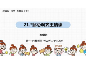 《邹忌讽齐王纳谏》PPT课件(第1课时)-第一PPT