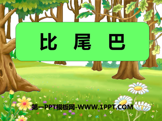 图片[1]-《比尾巴》PPT课件8-第一PPT