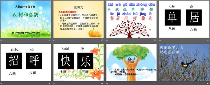 图片[2]-《树和喜鹊》PPT-第一PPT