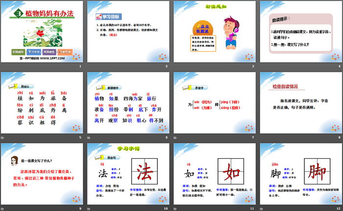 图片[2]-《植物妈妈有办法》PPT-第一PPT