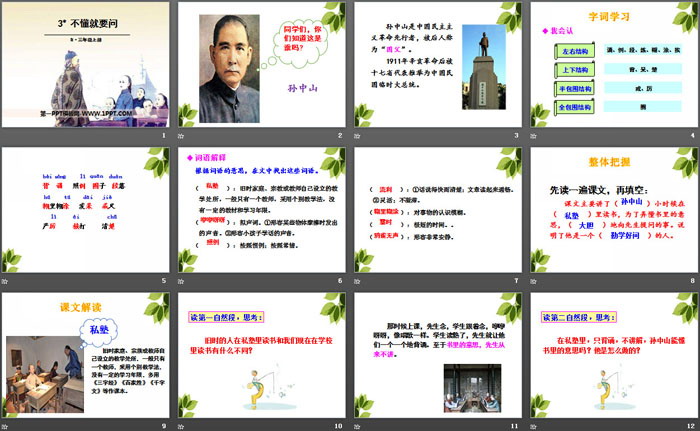 图片[2]-《不懂就要问》PPT课件-第一PPT