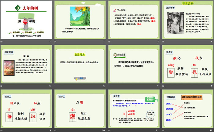 图片[2]-《去年的树》PPT-第一PPT