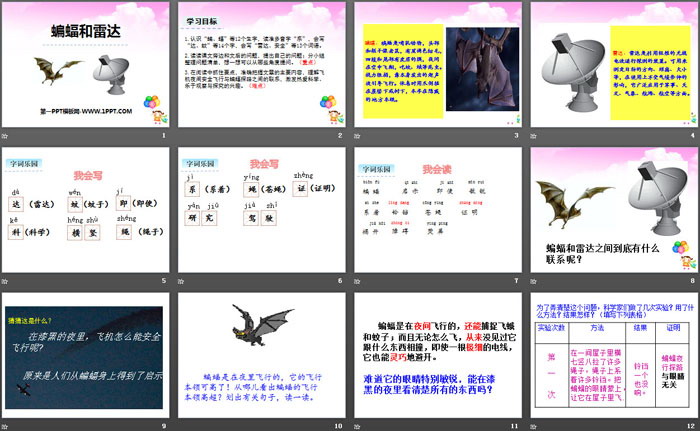 图片[2]-《蝙蝠和雷达》PPT教学课件-第一PPT