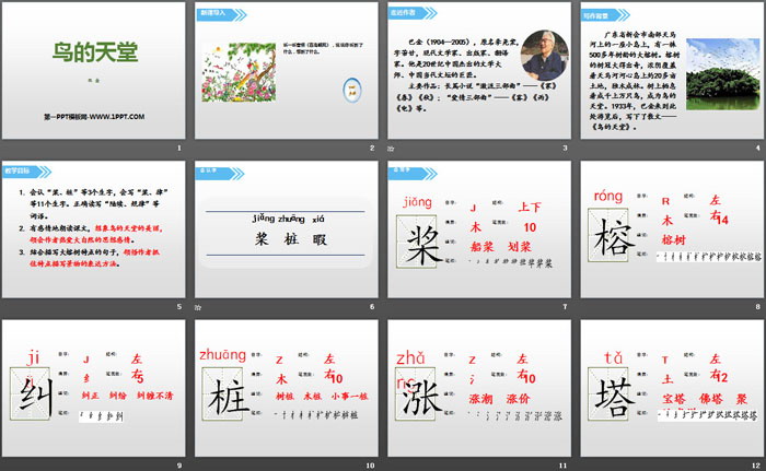 图片[2]-《鸟的天堂》PPT-第一PPT