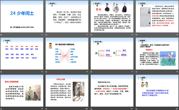 图片[2]-《少年闰土》PPT教学课件-第一PPT