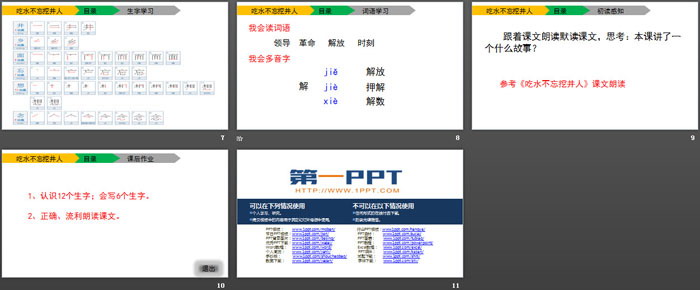 图片[3]-《吃水不忘挖井人》PPT(第一课时)-第一PPT