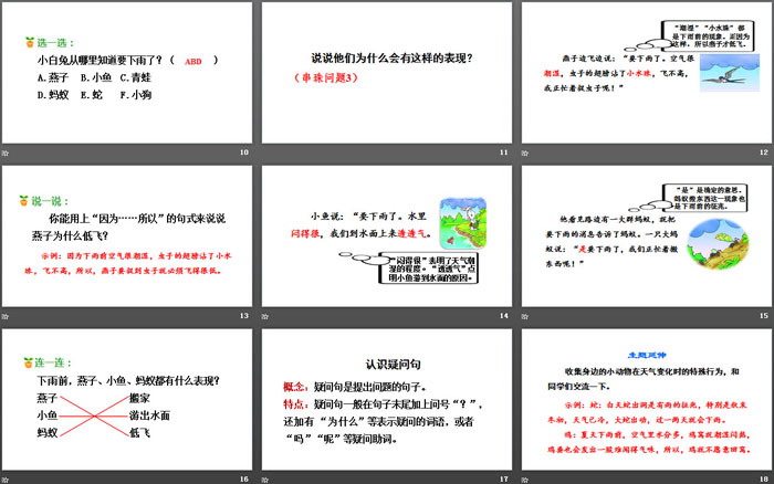 图片[3]-《要下雨了》PPT(第二课时)-第一PPT