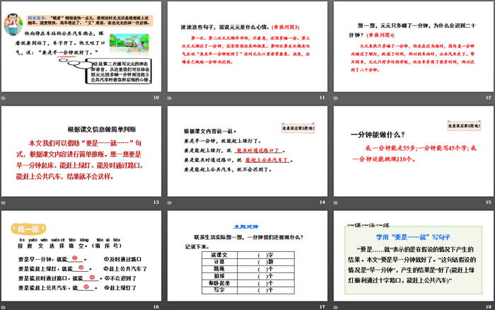图片[3]-《一分钟》PPT(第二课时)-第一PPT