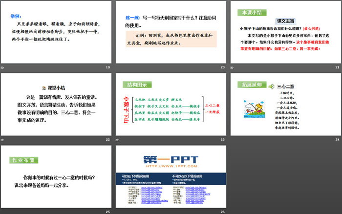 图片[4]-《小猴子下山》PPT(第二课时)-第一PPT