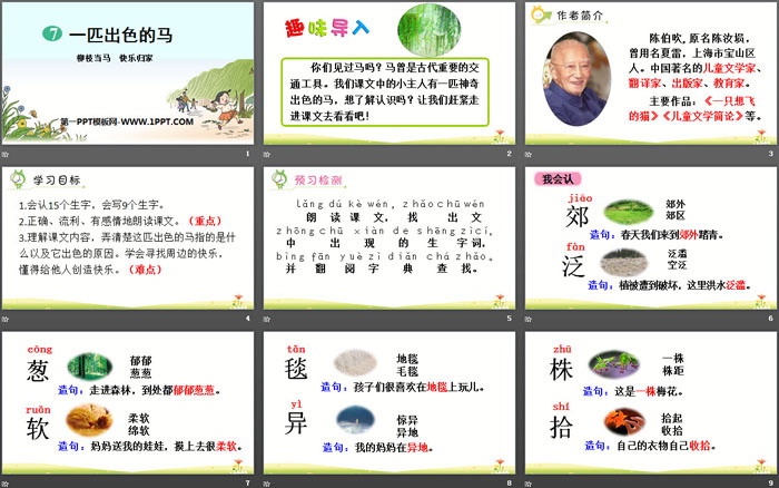 图片[2]-《一匹出色的马》PPT教学课件-第一PPT