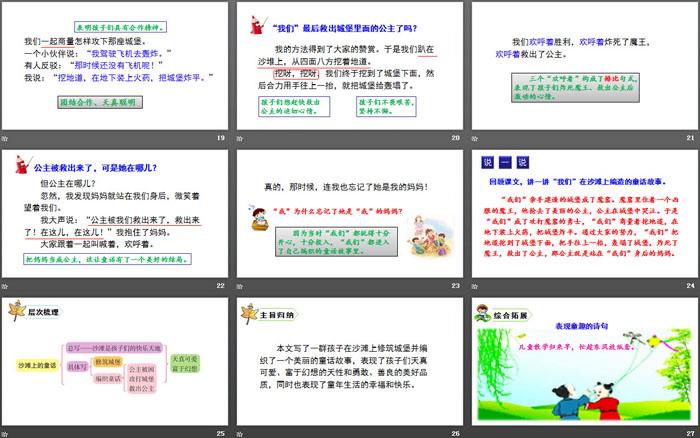图片[4]-《沙滩上的童话》PPT教学课件-第一PPT