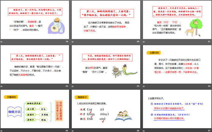 图片[4]-《蜘蛛开店》PPT课件下载-第一PPT