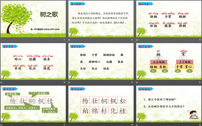 图片[2]-《树之歌》PPT下载-第一PPT