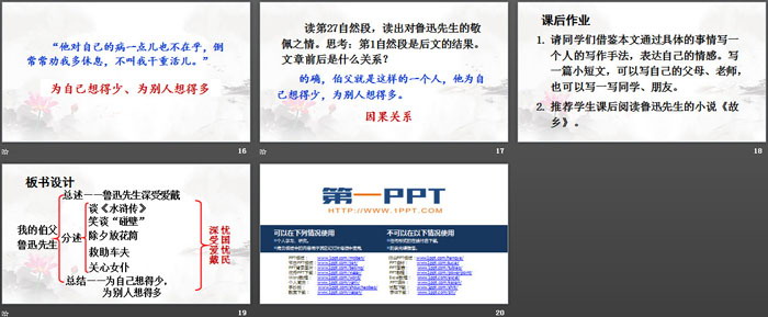 图片[4]-《我的伯父鲁迅先生》PPT优秀课件-第一PPT