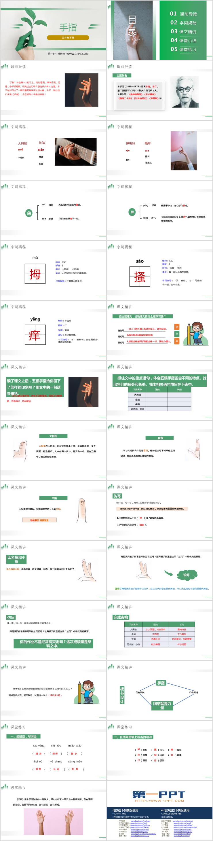 图片[2]-《手指》PPT课件下载-第一PPT