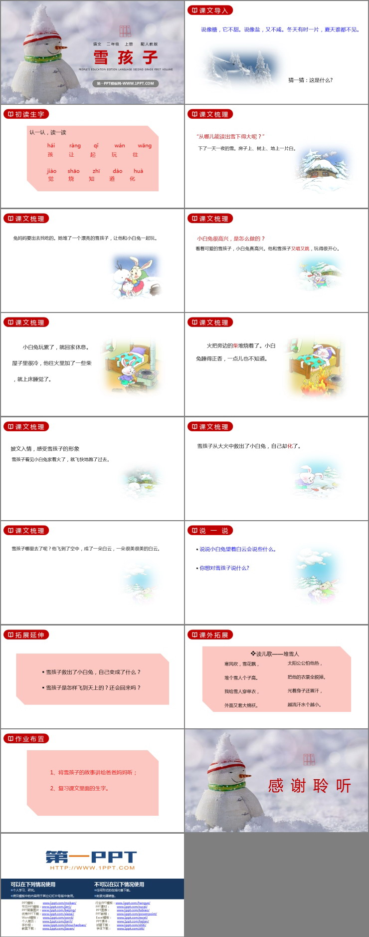图片[2]-《雪孩子》PPT精品课件下载-第一PPT