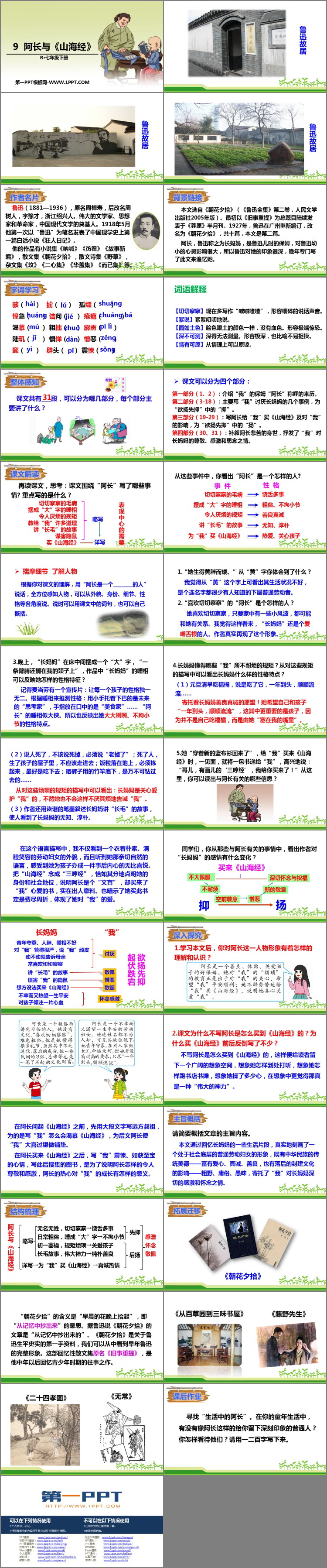 图片[2]-《阿长与》PPT教学课件-第一PPT