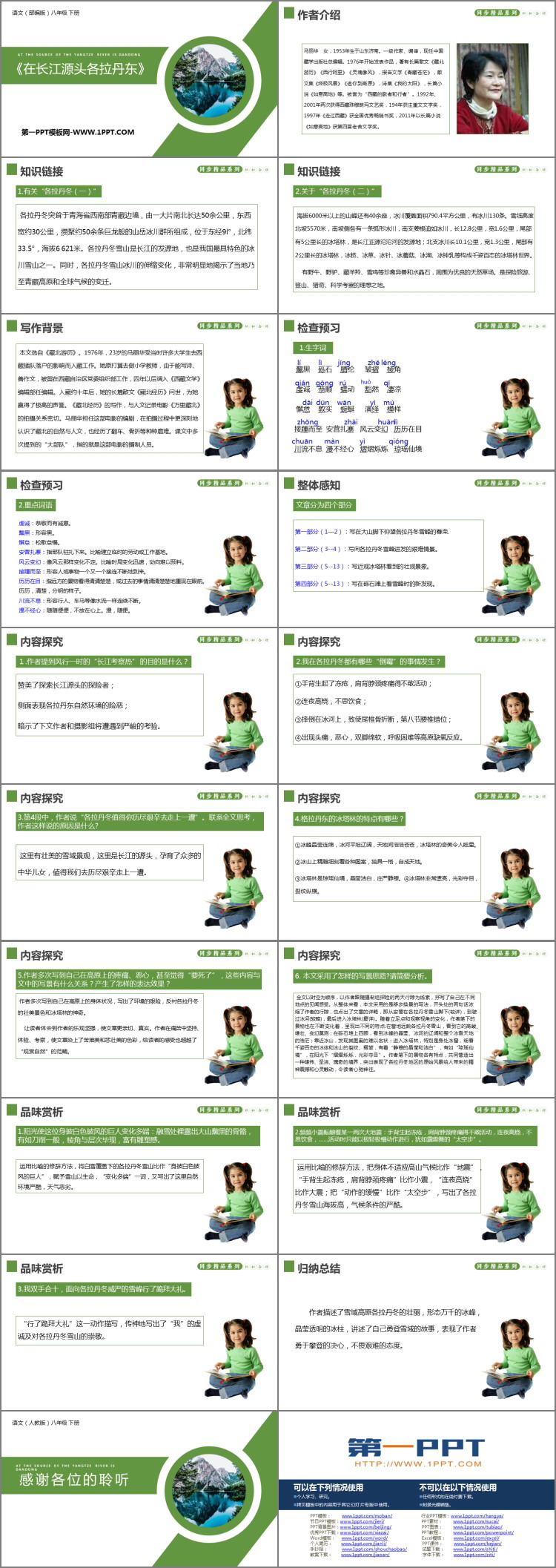 图片[2]-《在长江源头各拉丹冬》PPT精品课件-第一PPT