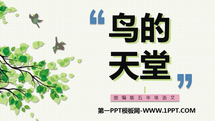 图片[1]-《鸟的天堂》PPT免费课件下载-第一PPT