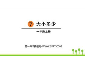 《大小多少》PPT精品课件-第一PPT