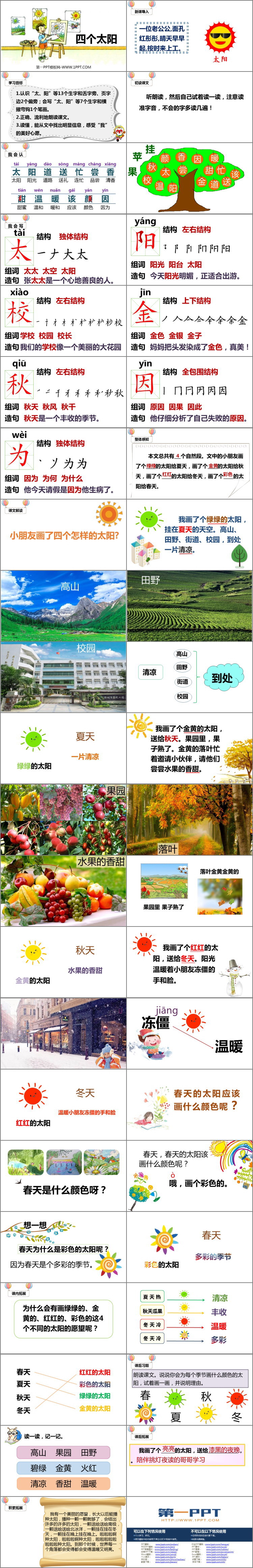 图片[2]-《四个太阳》PPT优秀课件-第一PPT