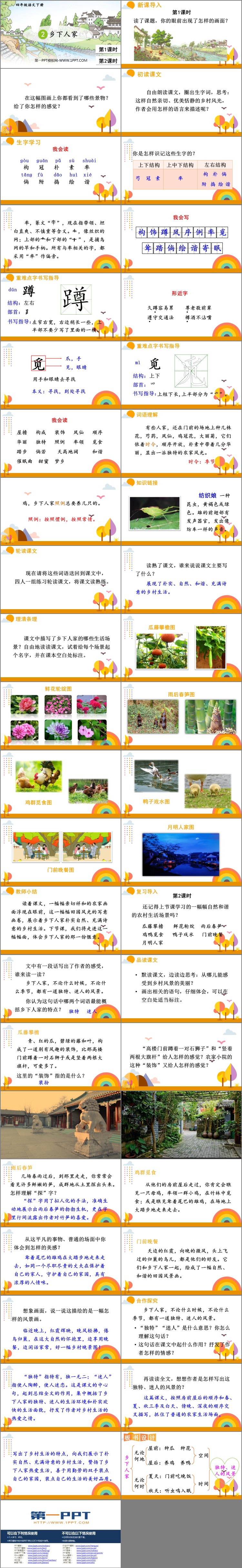 图片[2]-《乡下人家》PPT精品课件-第一PPT
