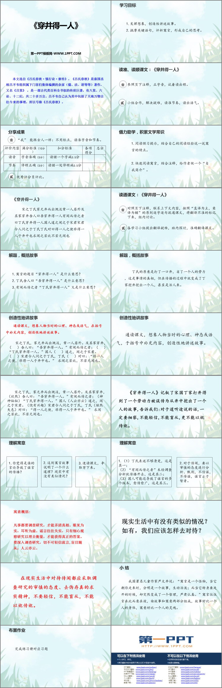 图片[2]-《穿井得一人》PPT教学课件-第一PPT