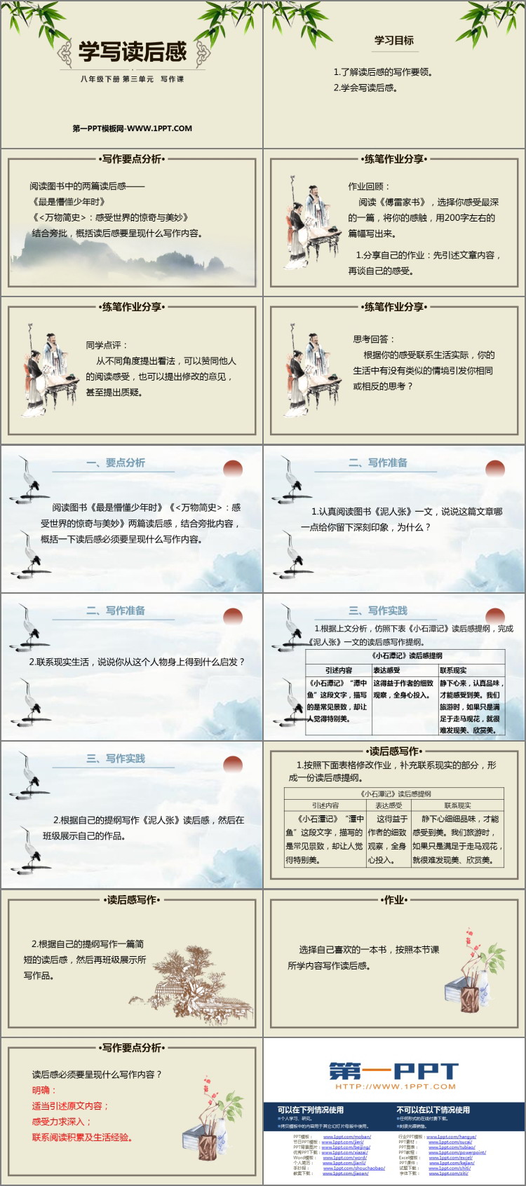 图片[2]-《学写读后感》PPT课件下载-第一PPT