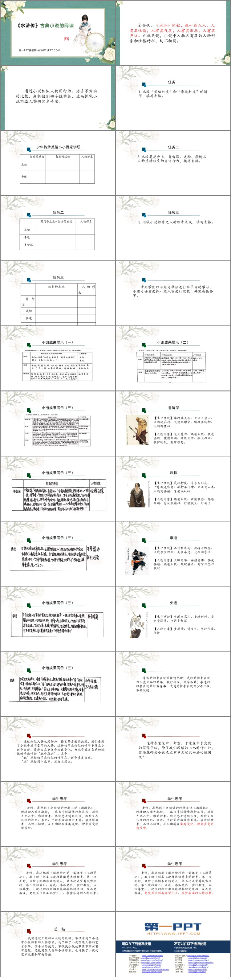 图片[2]-《水浒传》古典小说的阅读PPT免费课件-第一PPT