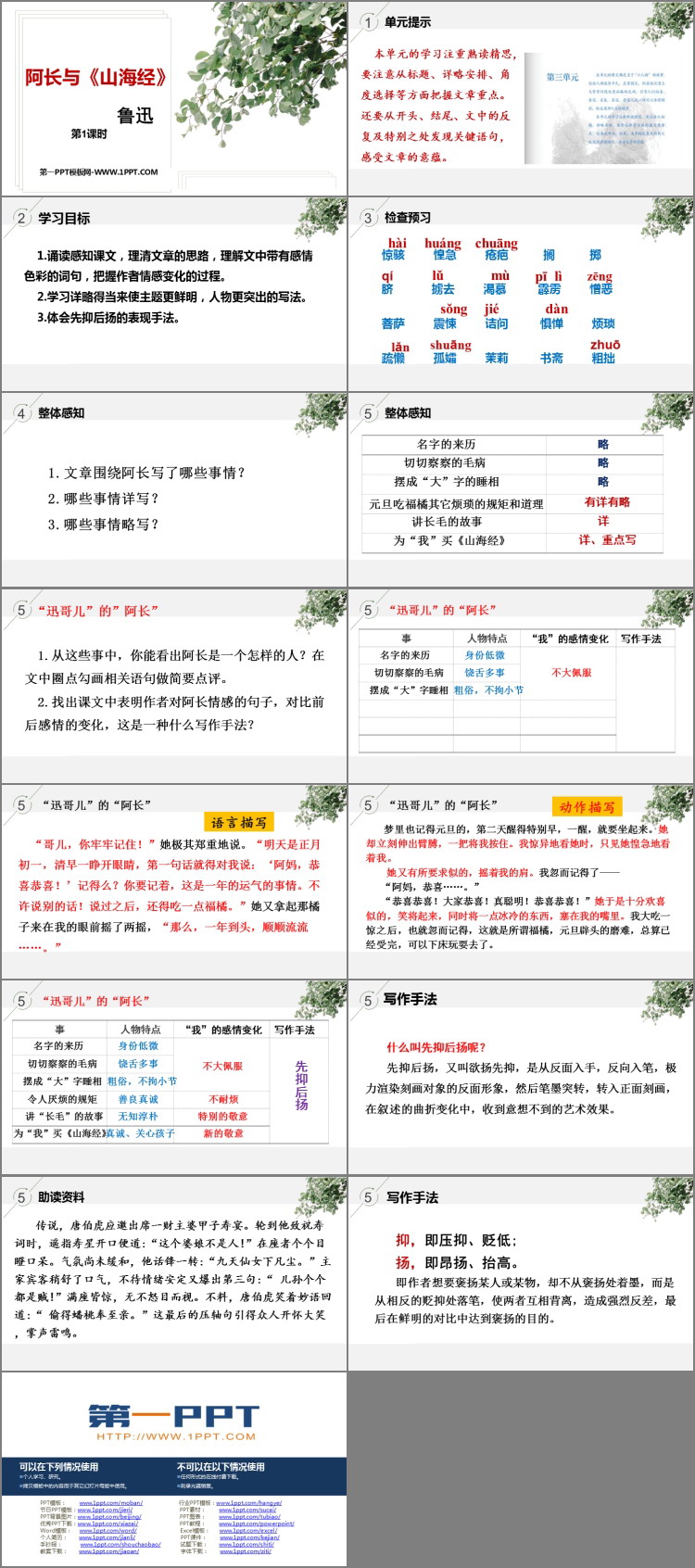 图片[2]-《阿长与》PPT教学课件(第1课时)-第一PPT