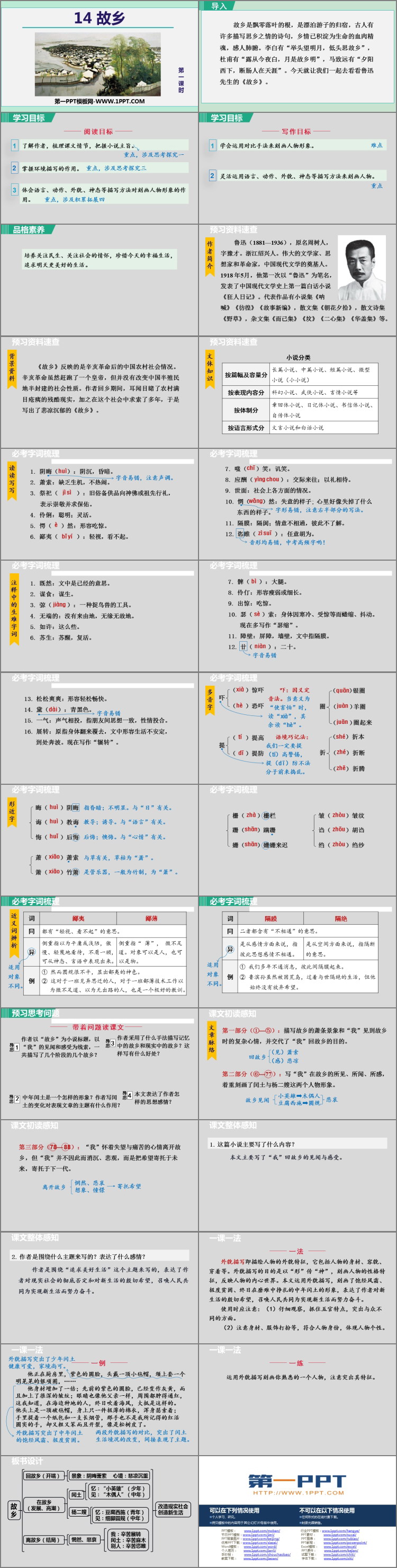 图片[2]-《故乡》PPT精品课件(第1课时)-第一PPT