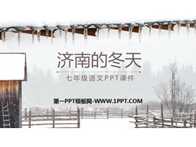 《济南的冬天》PPT课文课件-第一PPT