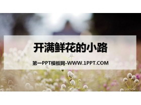 《开满鲜花的小路》PPT课件下载-第一PPT
