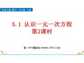 《认识一元一次方程》一元一次方程PPT优质课件(第2课时)-第一PPT