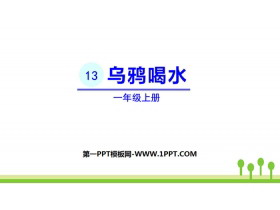《乌鸦喝水》PPT精品课件下载-第一PPT