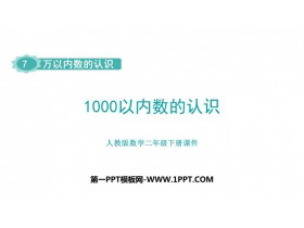 《1000以内数的认识》万以内数的认识PPT免费课件-第一PPT