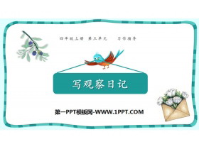 《写观察日记》PPT下载-第一PPT