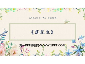 《落花生》PPT免费课件-第一PPT